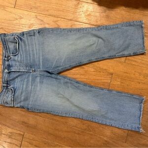 Zara Light Blue Straight-Leg Women's Jeans